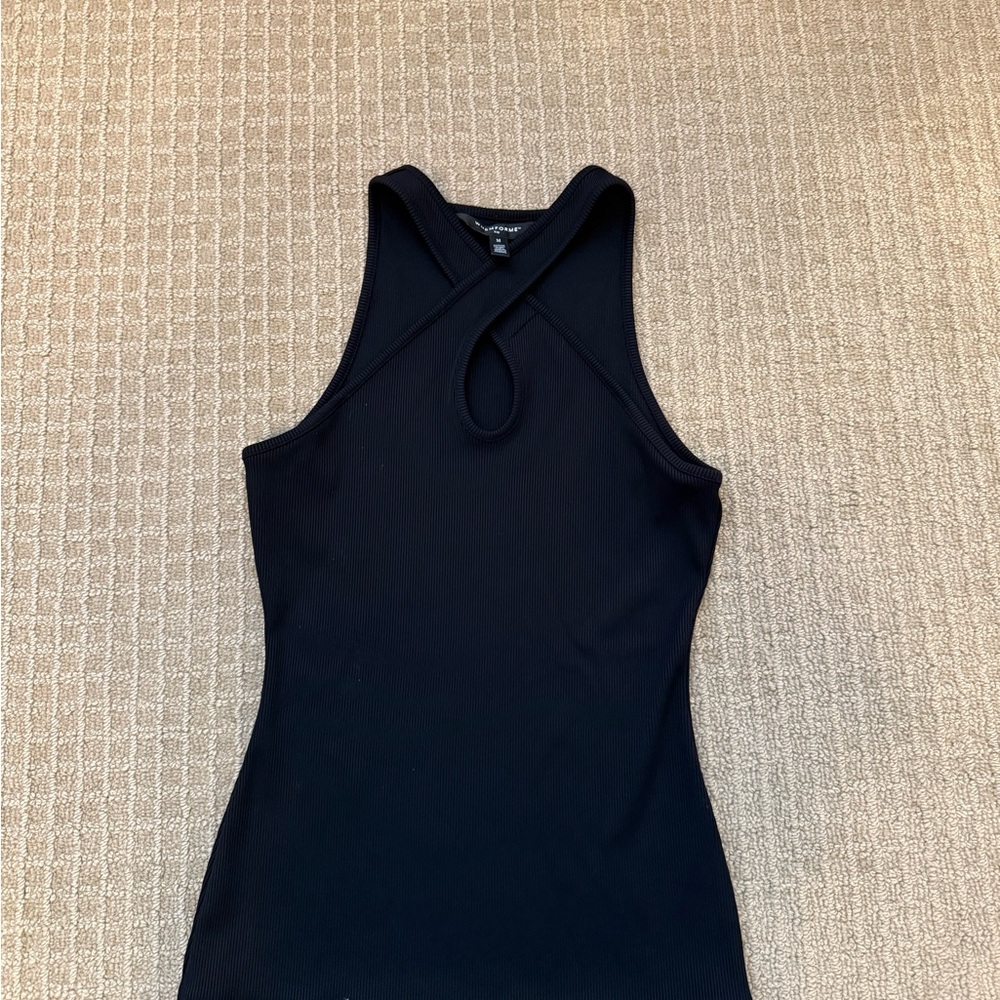 Black Halter Neck Top